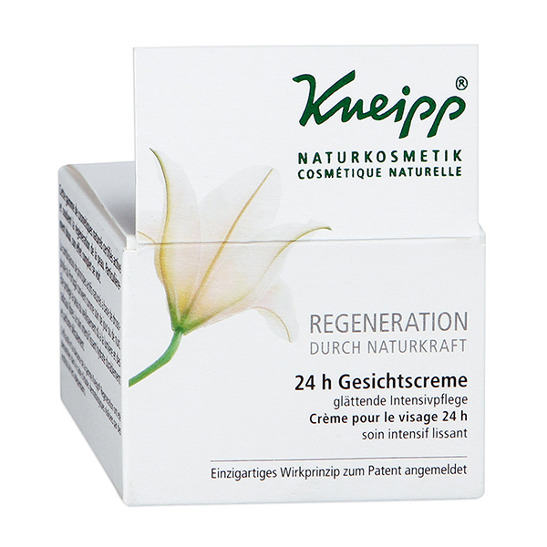 Kneipp Крем для лица регенерирующий 24-часа с экстрактом манжетки и маслом миндаля 50мл (390008).