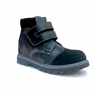 Ботинки ортопедические Твики утепленные для мальчиков TW-320 черный-серый.